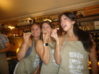 Our alumni after completing their pesto cooking class as part of the program cultural activity in Turin, Italy.
